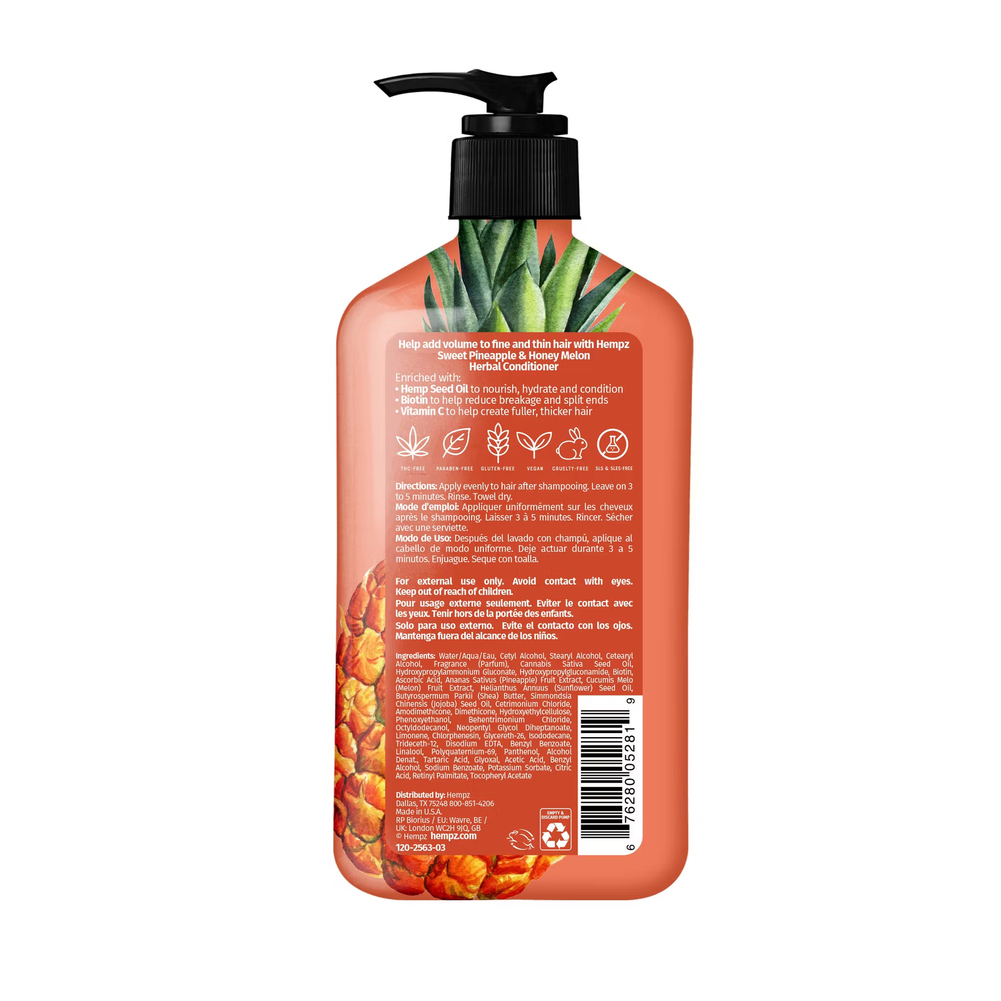 Hempz - Sweet Pineapple & Honey Melon Herbal Conditioner
