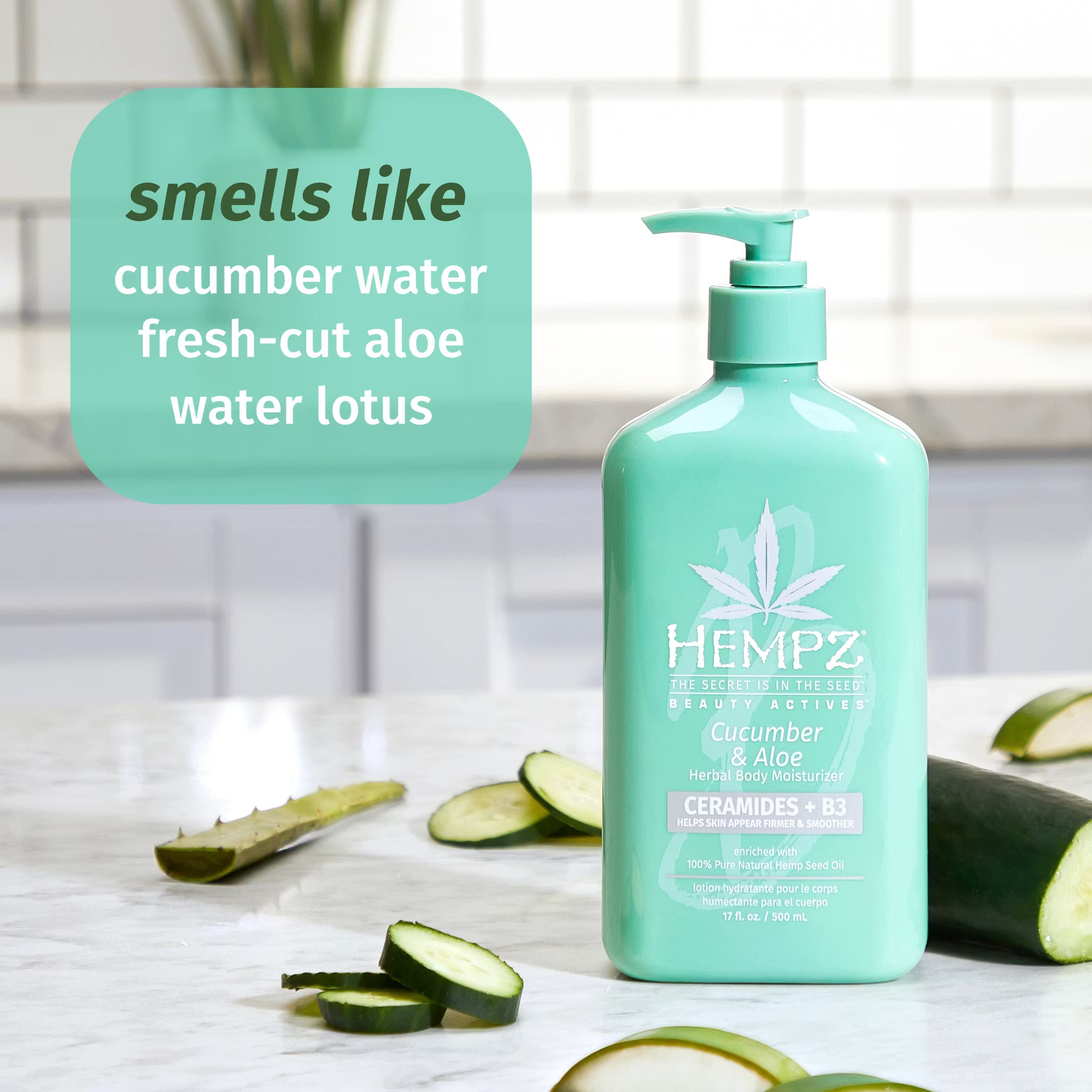 Hempz - Cucumber & Aloe Herbal Body Moisturizer