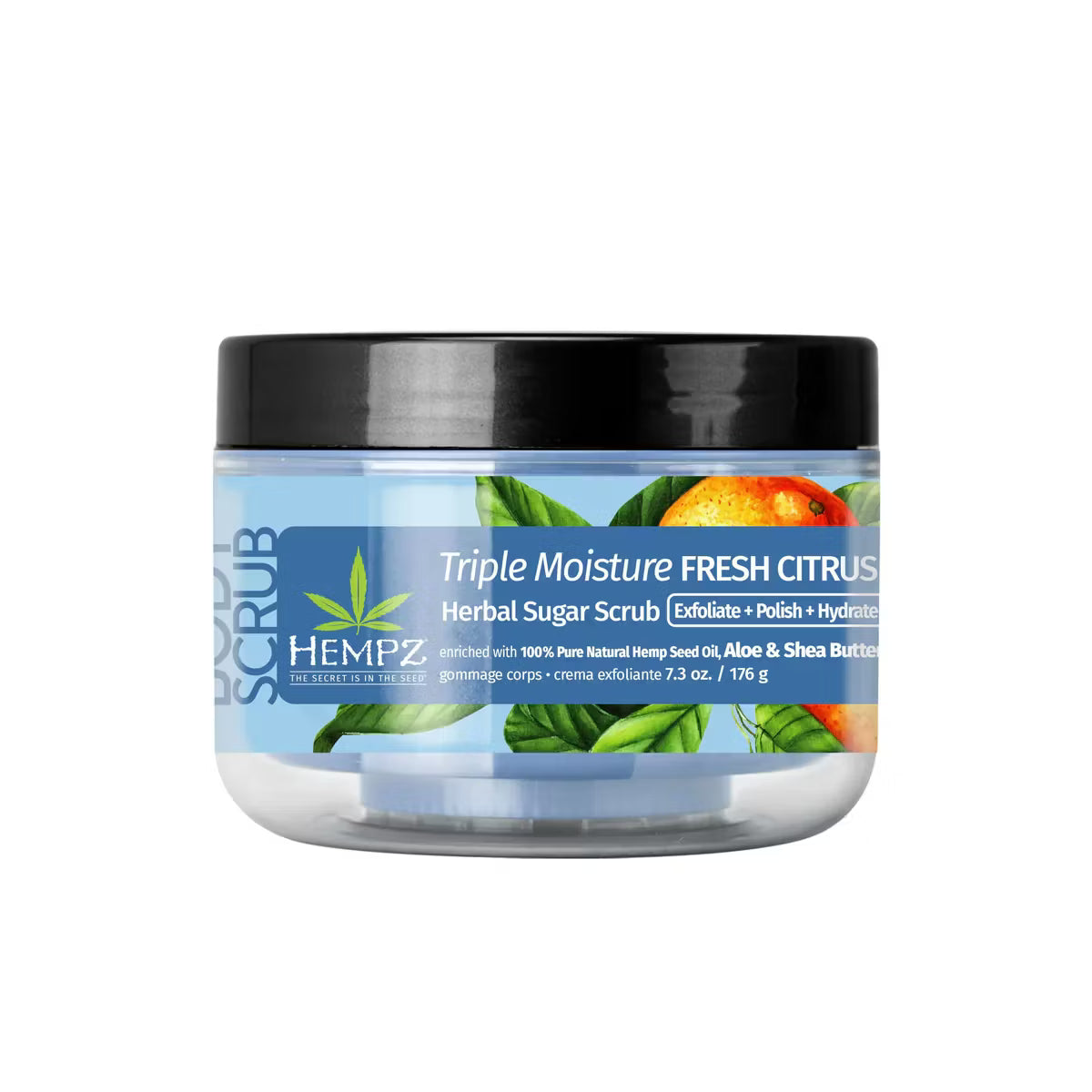 Hempz - Triple Moisture Herbal Body Scrub 176g