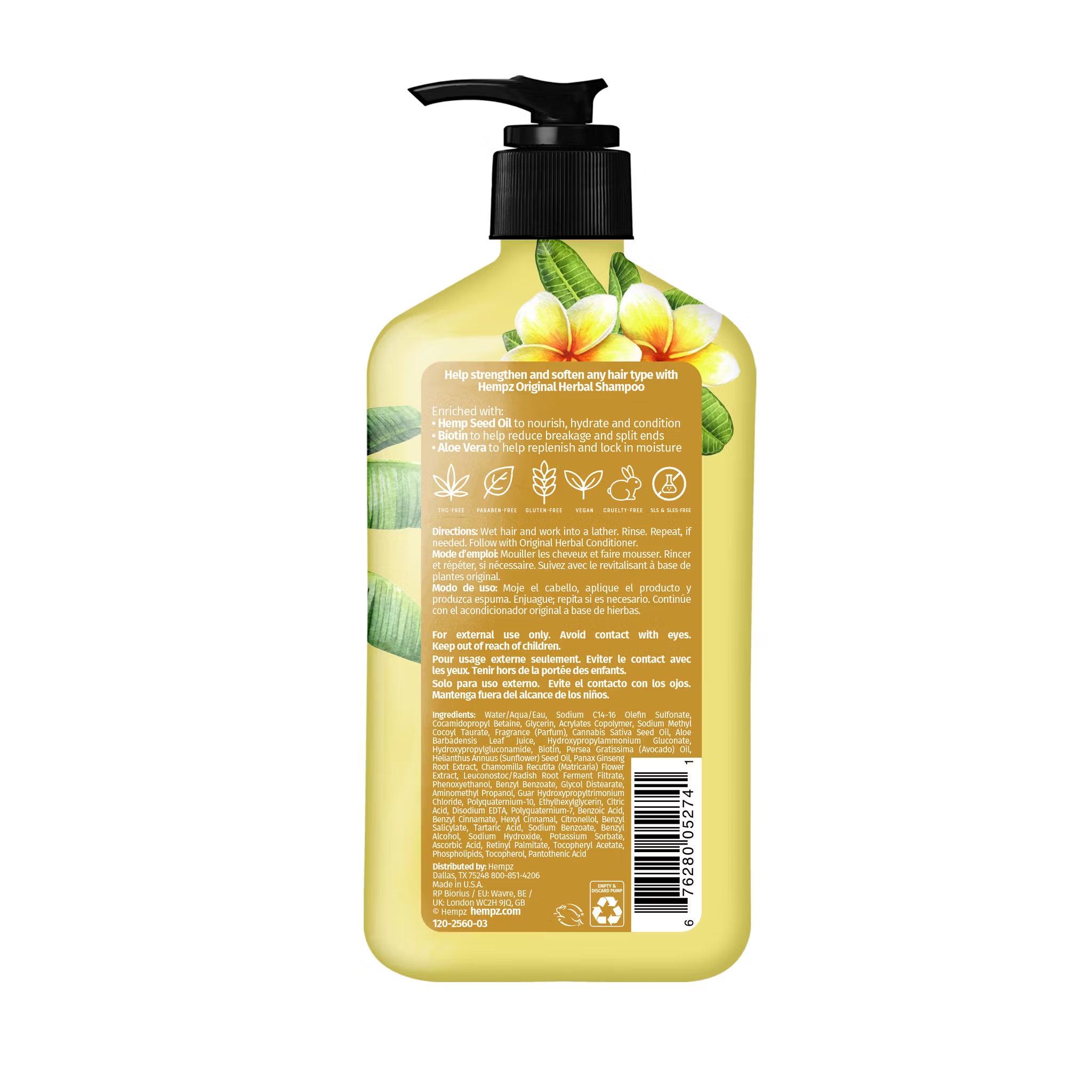 Hempz - Original Floral Banana Herbal Schampo
