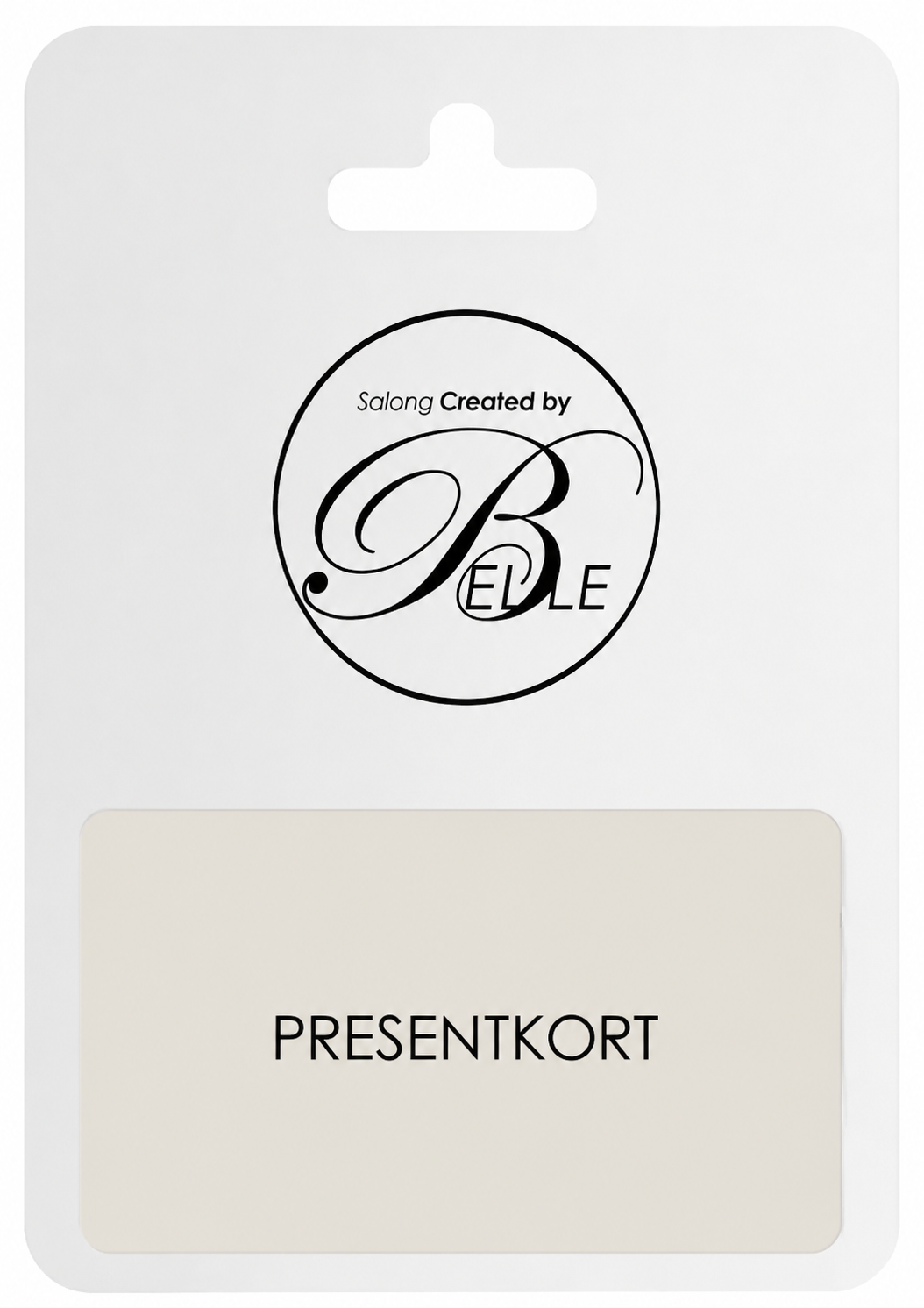 Presentkort Created by Belle Kalmar